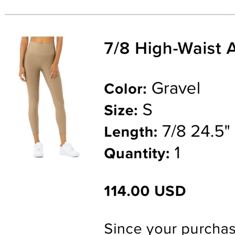 High-Waisted Taupe Leggings